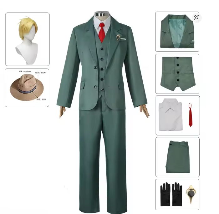 Spy X Family Loid Forger Cosplay Costume [sz:large]