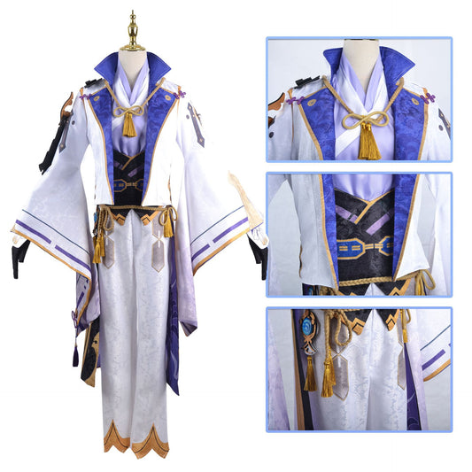 Genshin Impact Kamisato Ayato Cosplay Costume [sz:large]
