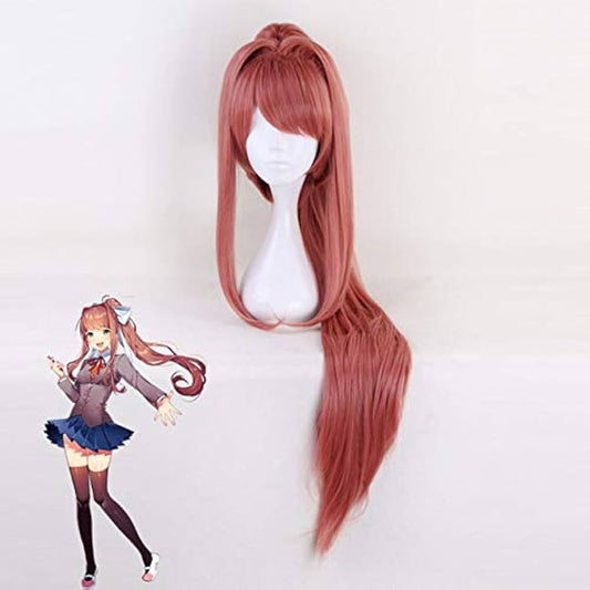 [special Order] Doki Doki Literature Club Monika Cosplay Wig