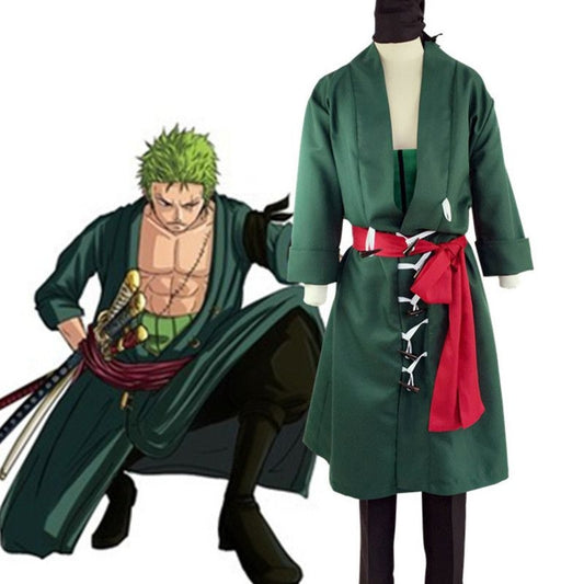 One Piece Zoro Cosplay Costume [sz:large]