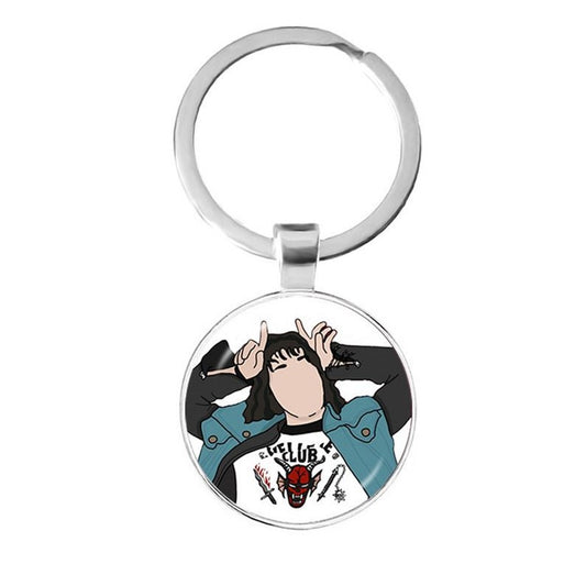Stranger Things Season 4 Keyrings: Eddie Munson Drawing [chr:eddie Munson Drawing]