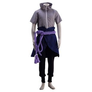 Naruto Shippuden Cosplay Costume Adult Size Sasuke Uchiha [sz:large]