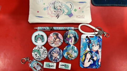 Vocaloid Miku Hatsune Messenger Bag With Accessories