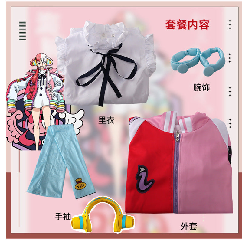 One Piece Film Red - Uta Cosplay Costume [sz:eu 120]