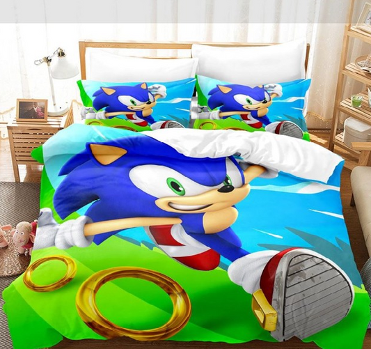 Sonic Hedgehog Quilt Cover Set [bs:queen]