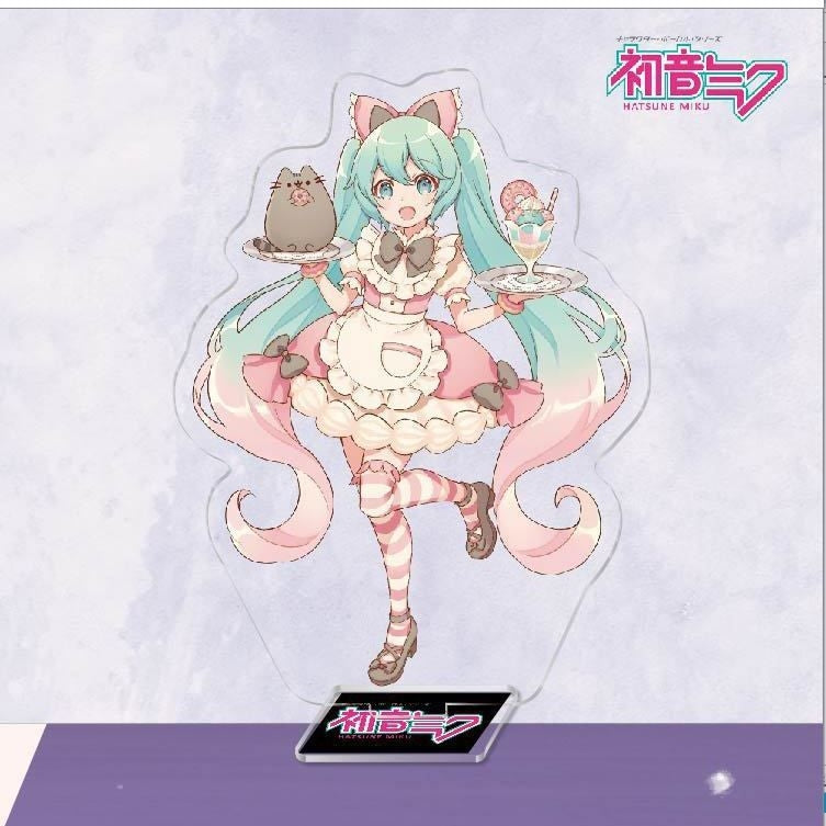 Acrylic Stand 16cm Hatsune Miku: Miku In Maid Dress [cl:miku Maid Dress]