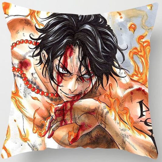Anime Pop Culture Square Cushion Pillow 45*45cm One Piece - Ace