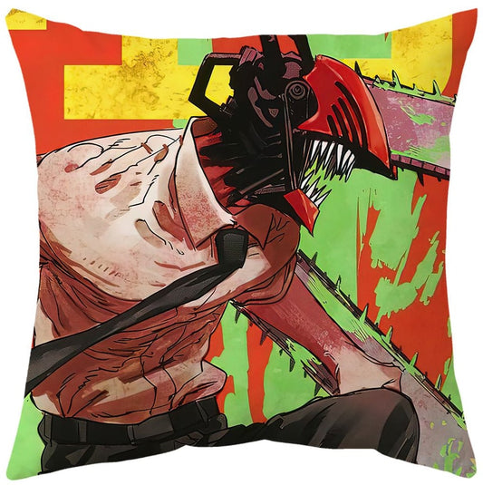 Anime Pop Culture Square Cushion Pillow 45*45cm Chainsaw Man