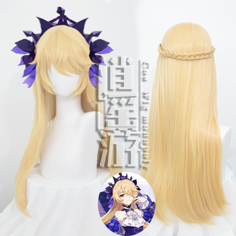 [special Order] Genshin Impact Fischl Ein Immernachtstraum Skin Cosplay Wig