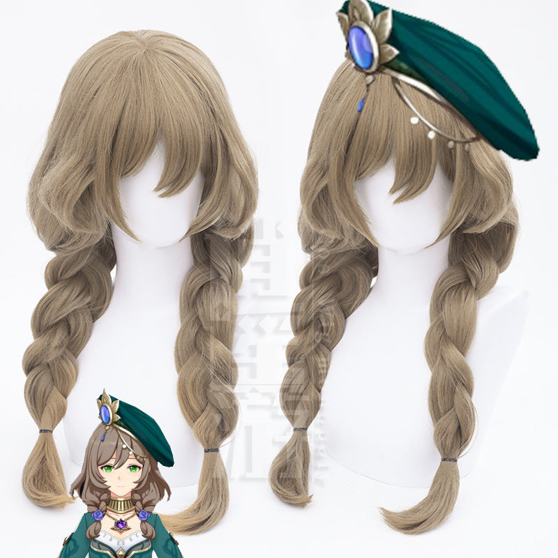 [special Order] Genshin Impact Lisa New Skin Cosplay Wig