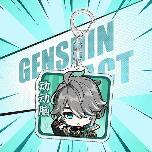 Genshin Impact Acrylic Keyring: Alhaitham [chr:alhaitham]