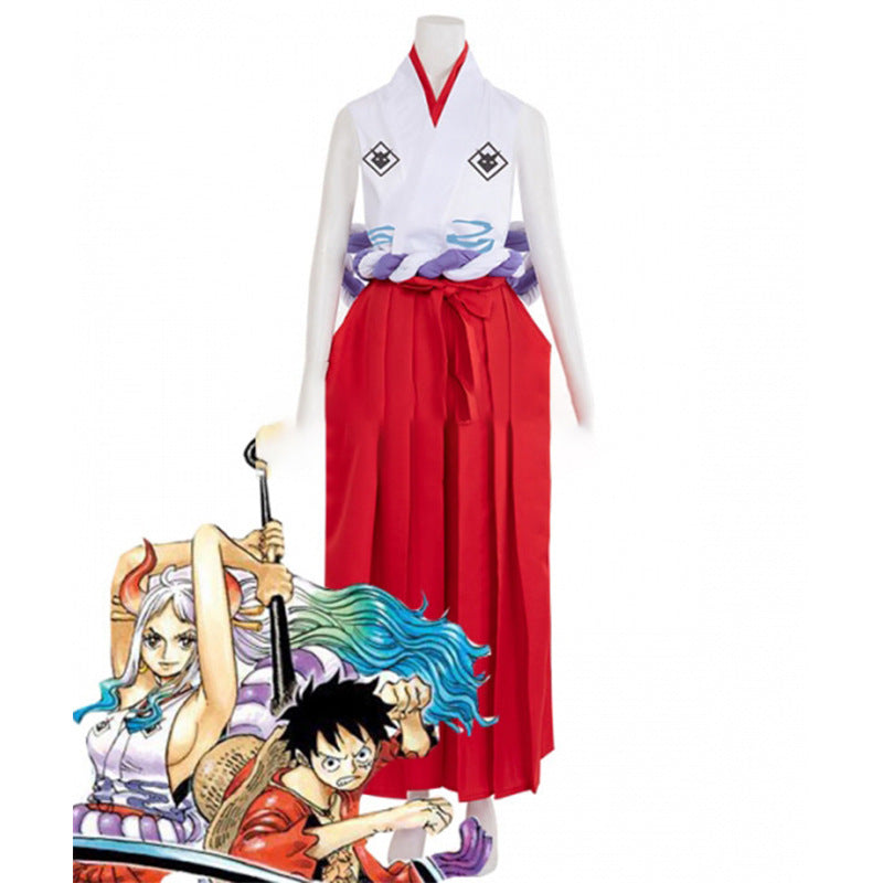 One Piece Yamato Cosplay Costume [sz:xl]