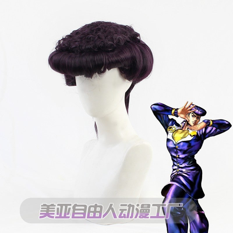 [special Order] Jojos Bizarre Adventure Josuke Higashikata Cosplay Wig