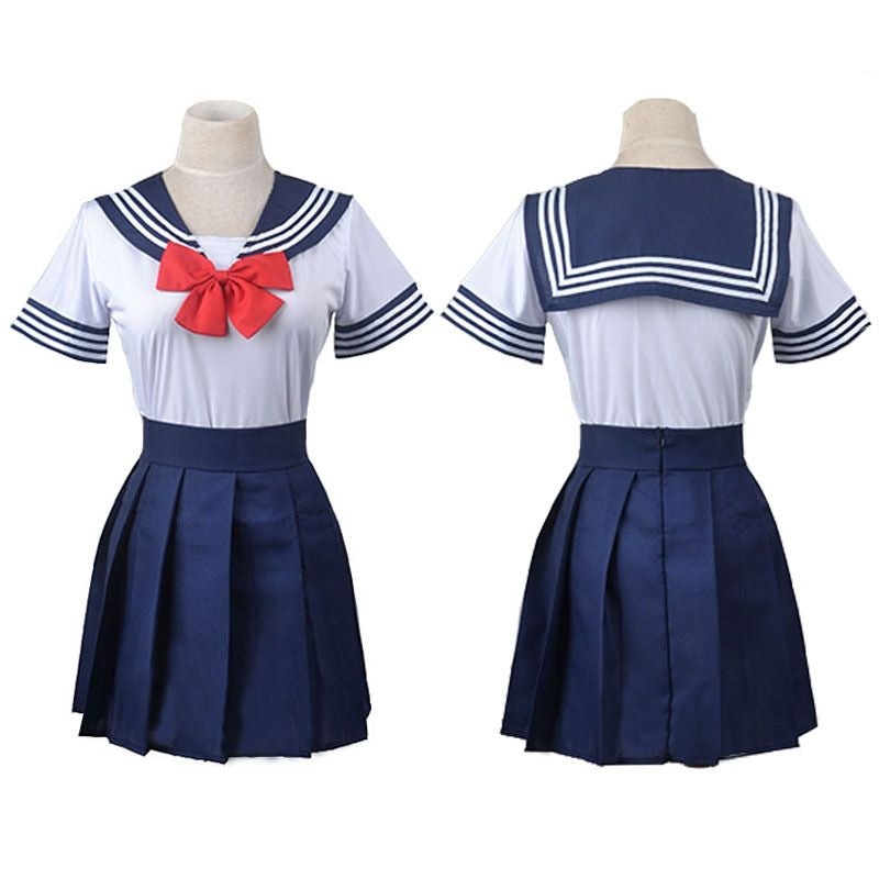 Sailor Moon Blue Uniform Cosplay Costumes: Sailor Moon [sz:large]