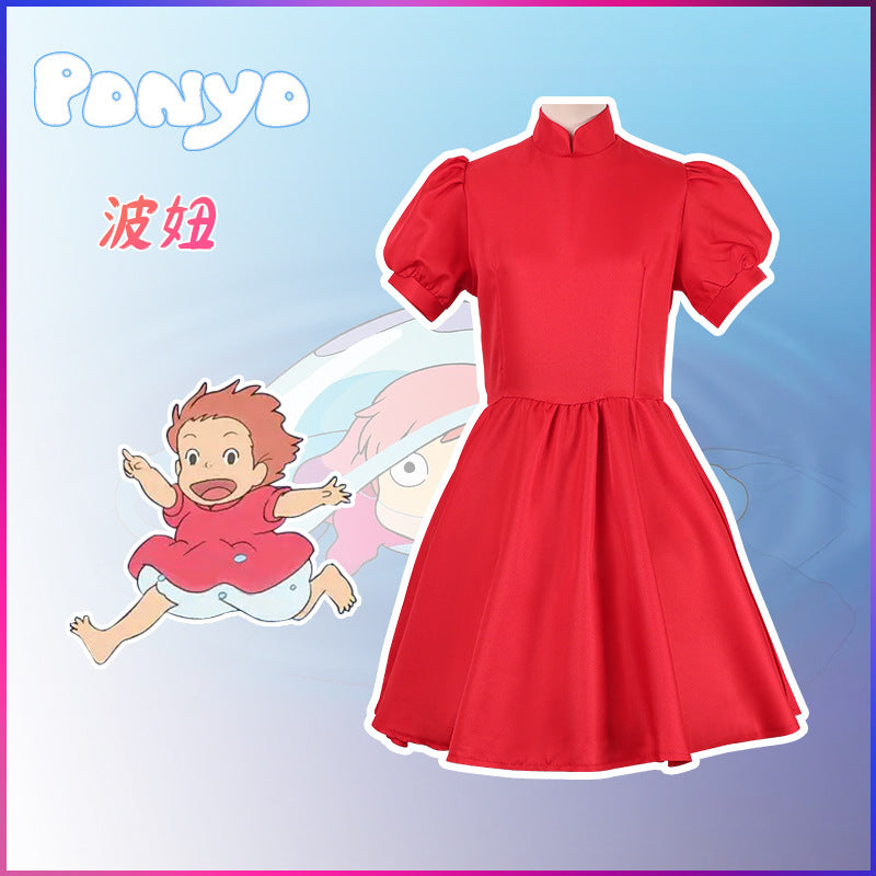Studio Ghibli Ponyo Cosplay Costume [sz:large]