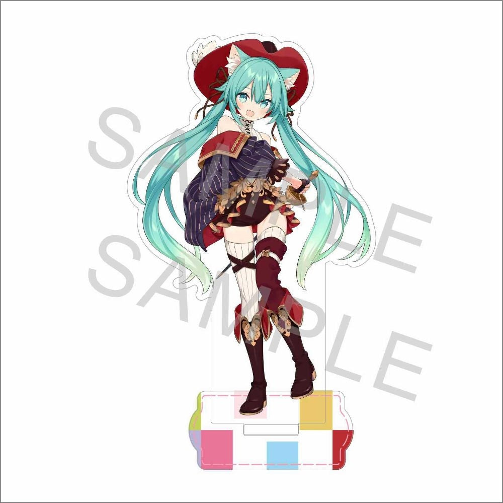 Acrylic Stand 16cm Hatsune Miku: Miku With Hat [cl:miku With Hat]