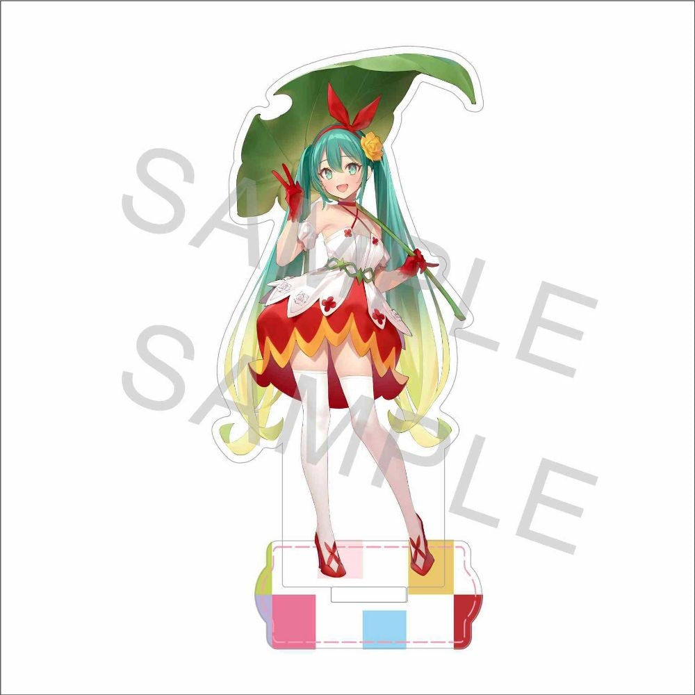 Acrylic Stand 16cm Hatsune Miku: Miku With Leaf [cl:miku With Leaf]
