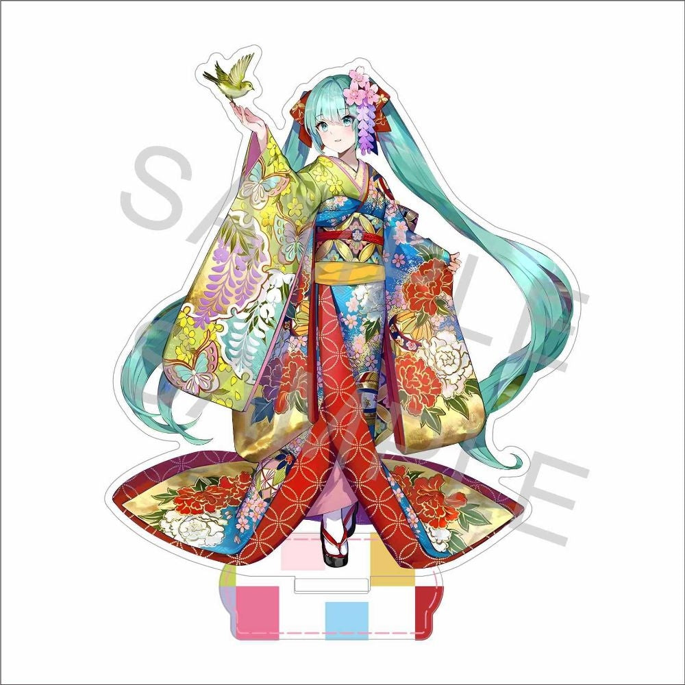 Acrylic Stand 16cm Hatsune Miku: Miku In Kimono [cl:miku In Kimono]