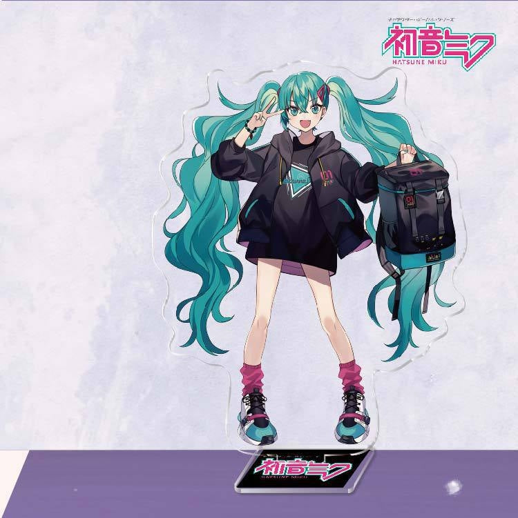 Acrylic Stand 16cm Hatsune Miku: Miku With A Bag [cl:miku With Bag]