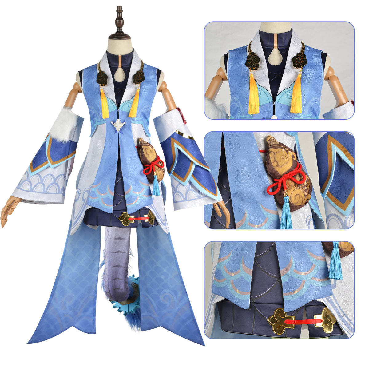 Honkai Bailu Cosplay Costume [sz:large]