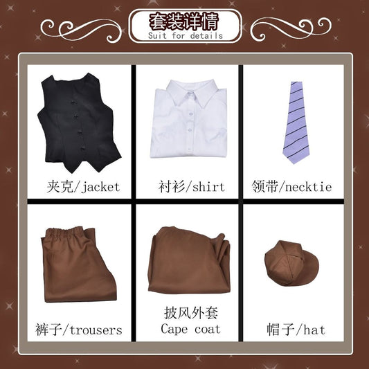 Bungou Stray Dogs Ranpo Edogawa Cosplay Costume [sz:large]