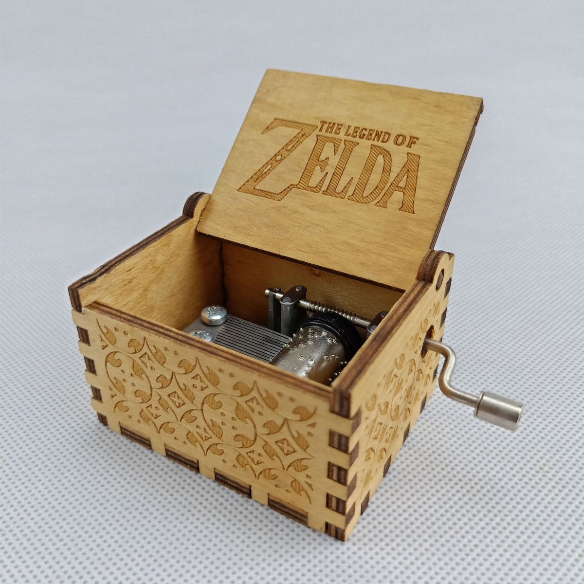 Wooden Music Box 6.5*5.4cm [chr:the Legend Of Zelda]