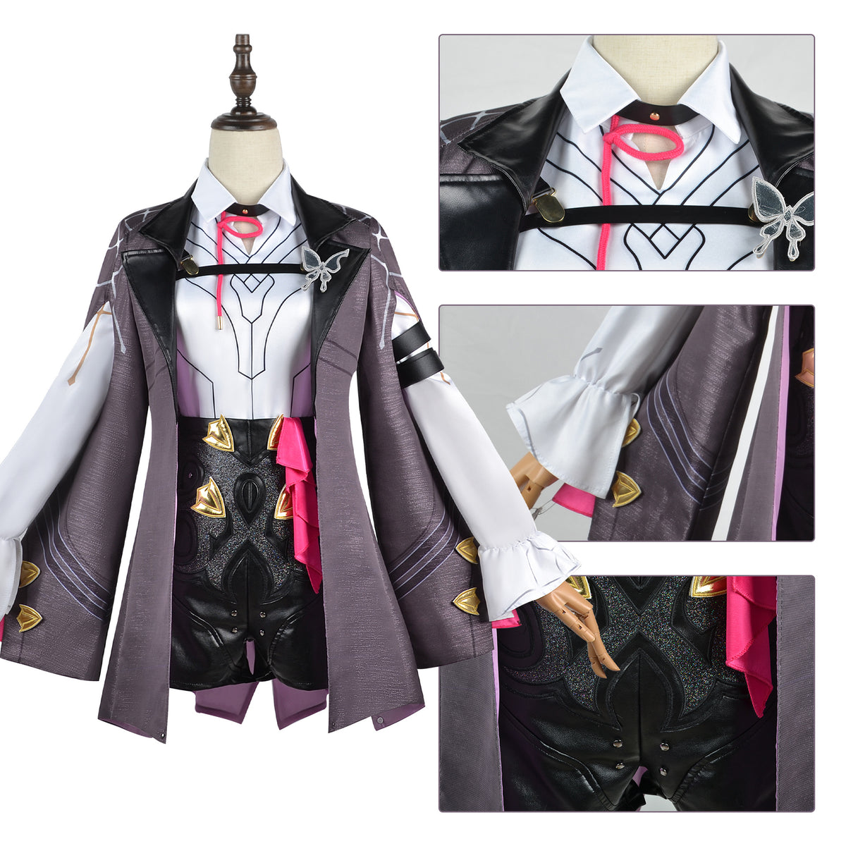 Honkai Impact Star Rail Kafka Cosplay Costume [sz:xxl]