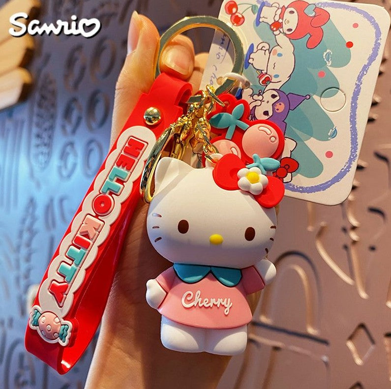 Sanrio Cherry Blossom Keyring: Sanrio Hello Kitty [chr:sanrio Hello Kitty]