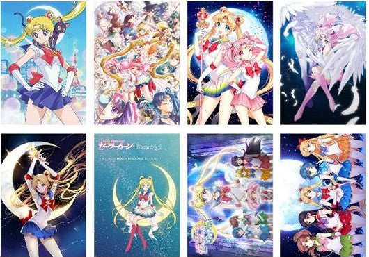 Anime Poster Pack 8pcs Sailor Moon