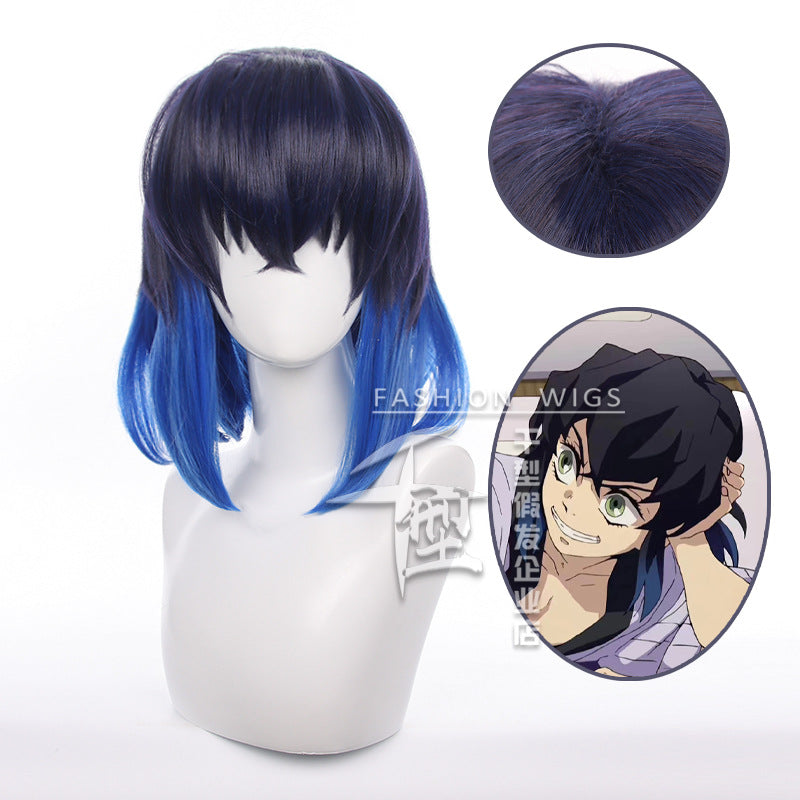 [special Order] Demon Slayer Inosuuke Hashibira Cosplay Wig