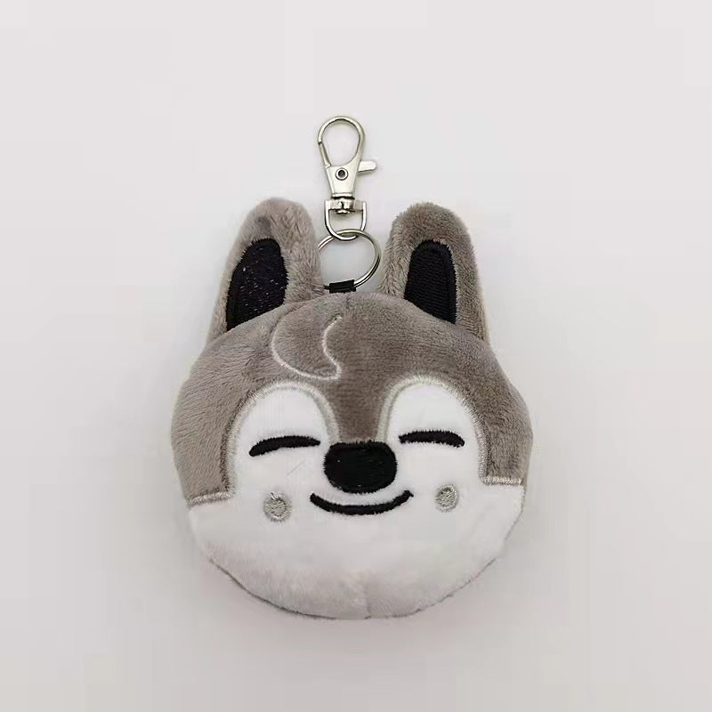 Stray Kids Skzoo 8-12cm Plush Keyring [cl:wolf Chan]