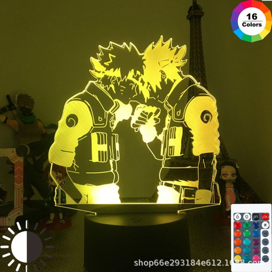 Naruto 205*145*55mm Acrylic Led - Naruto & Sasuke