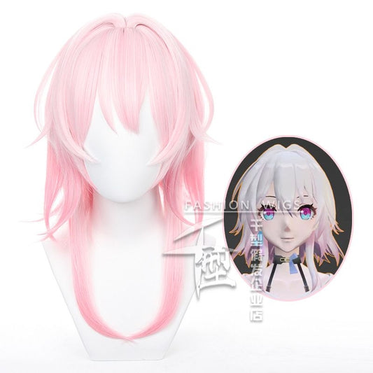 Honkai Star Rail March 7th Cosplay Wig