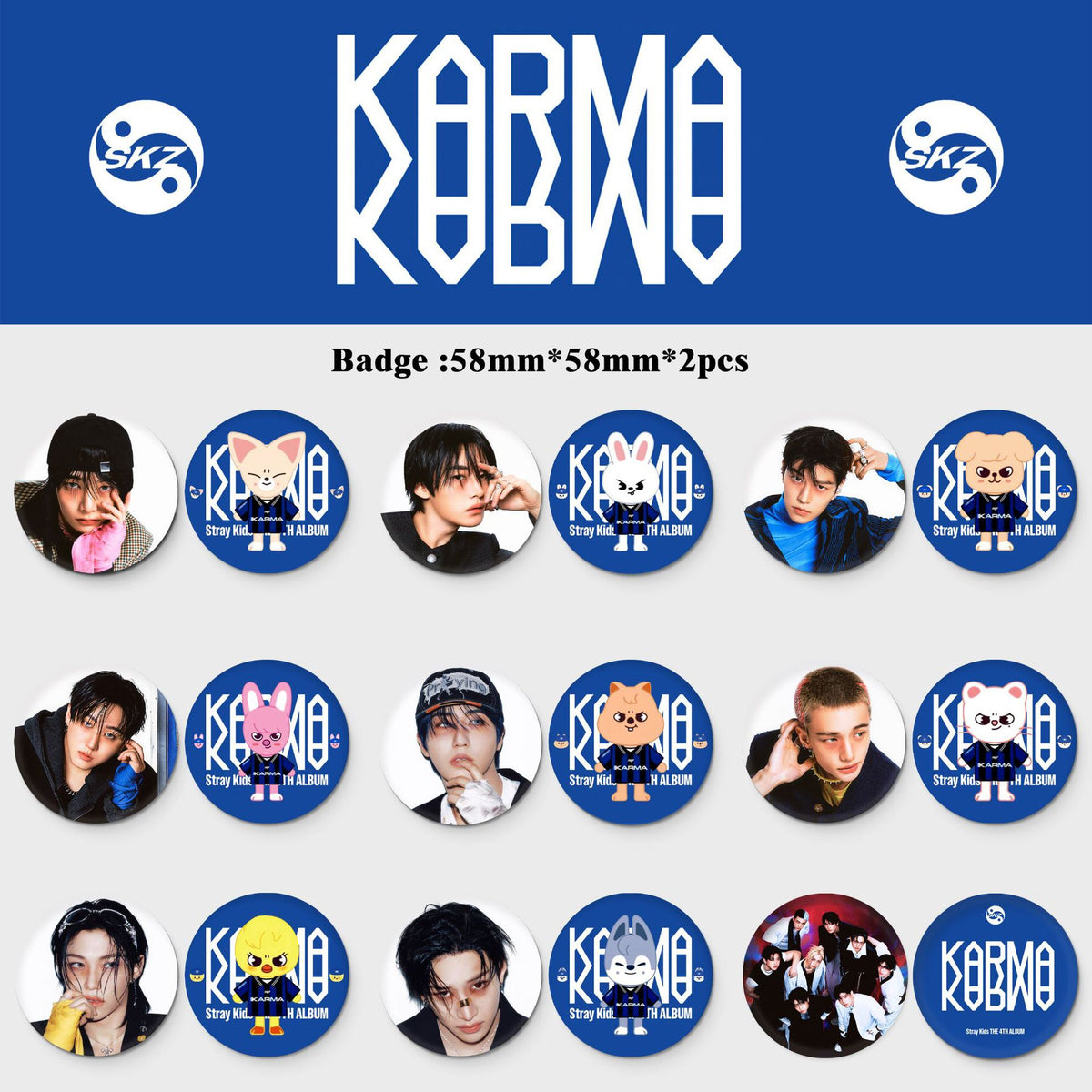 Stray Kids Badge Assorted