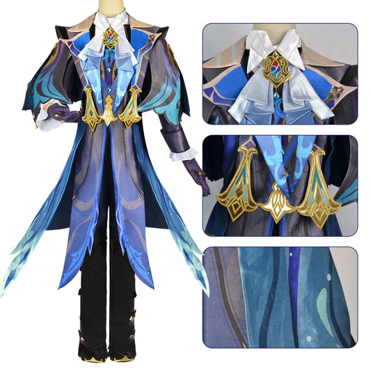 Genshin Impact Neuvillette Cosplay Costume [sz:large]