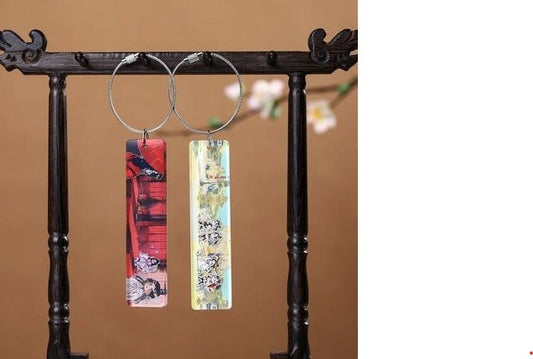 Heavens Official Blessings Rectangle Acrylic Keyring Assorted: Hua Cheng & Xie Lian [chr:hua Cheng & Xie Lian]