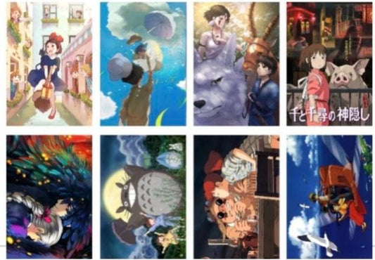 Anime Poster Pack 8pcs Spirited Away