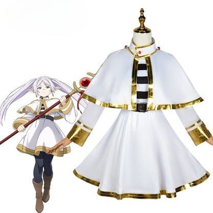 Frieren Beyond Journey End Elf Mage Cosplay Costume [sz:xs]