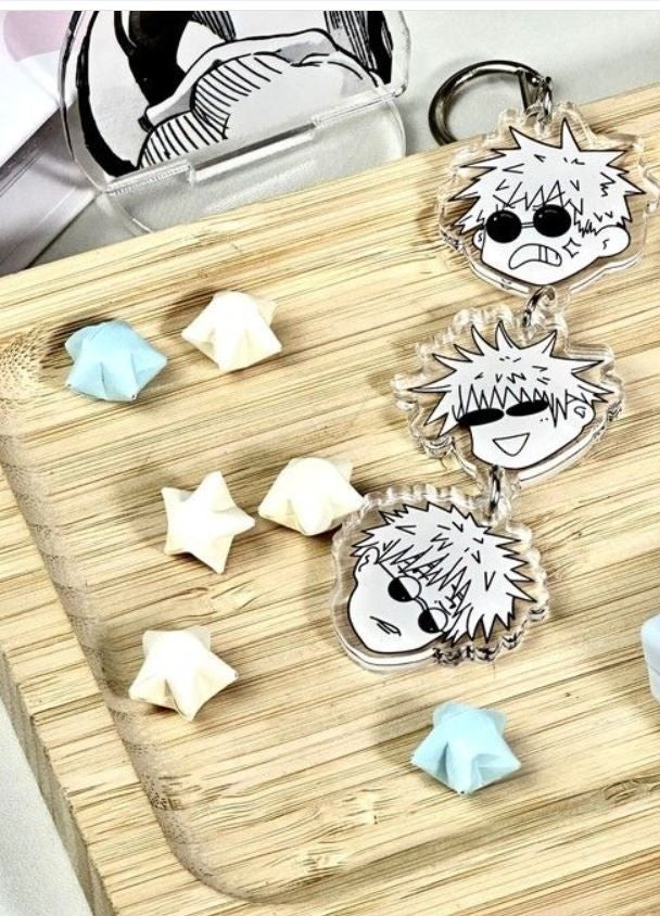 Jujutsu Kaisen Acrylic Keyring: Gojo [chr:gojo]