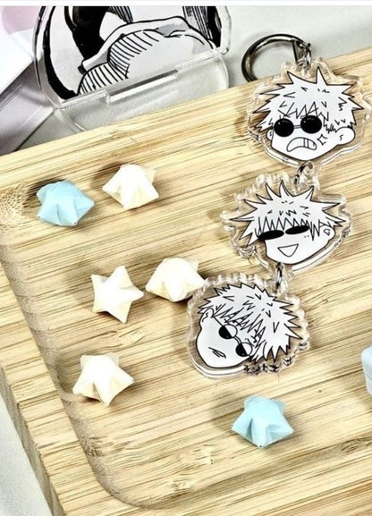 Jujutsu Kaisen Acrylic Keyring: Gojo [chr:gojo]