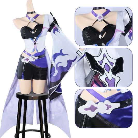 Honkai Star Rail Acheron Cosplay Costume [sz:small]