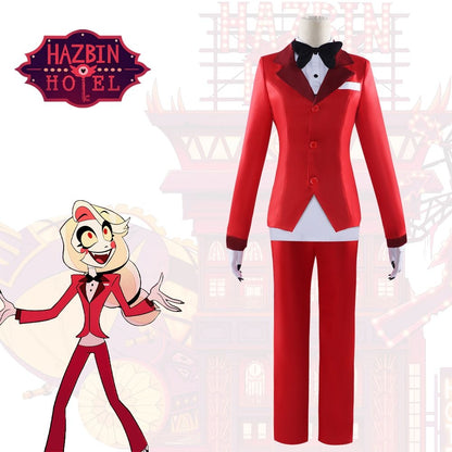 Hazbin Hotel Charlie Morningstar Red Cosplay Costume [sz:small]