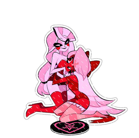 Hazbin Hotel 15cm Acrylic Stand: Charlie & Vaggie [cl:charlie & Vaggie]