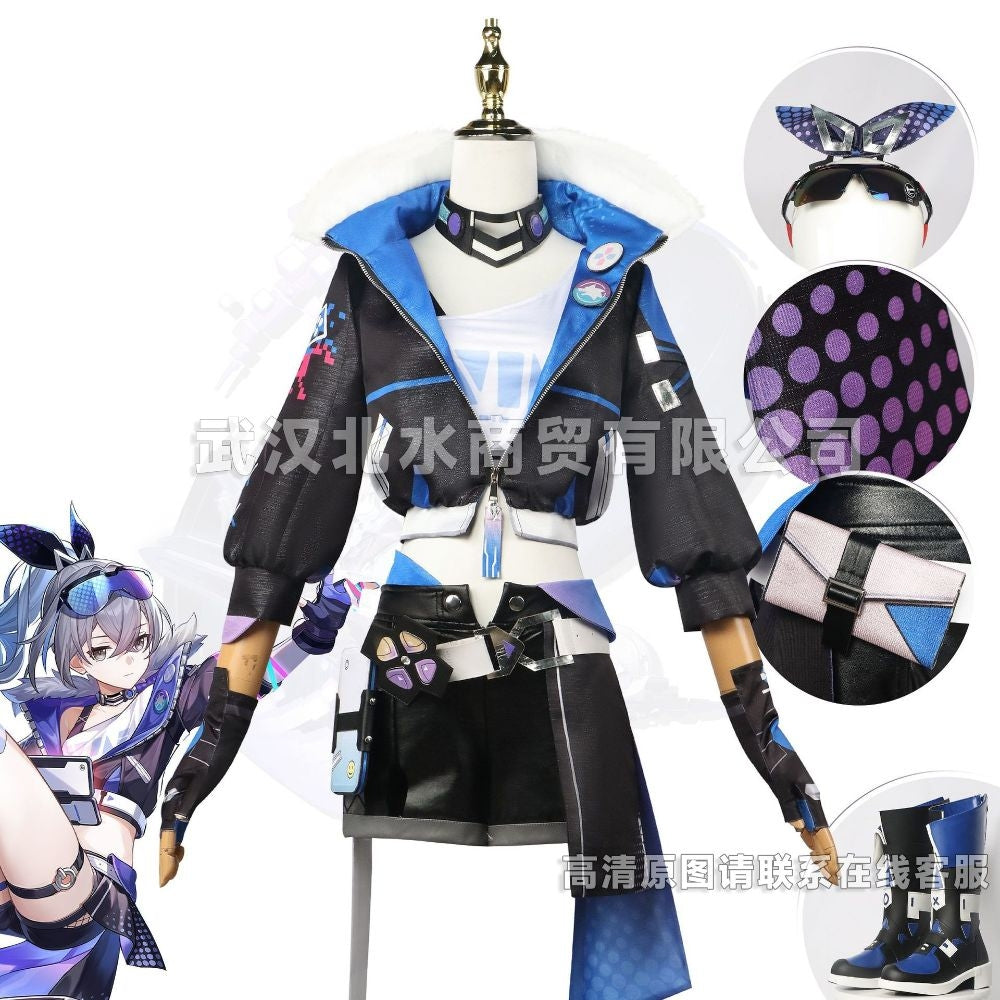 Honkai Star Rail Silver Wolf Cosplay Costume [sz:xs]