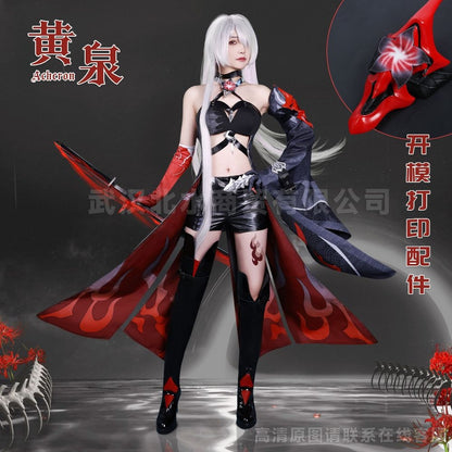 Honkai Star Rail Acheron B Edition Cosplay Costume [sz:large]