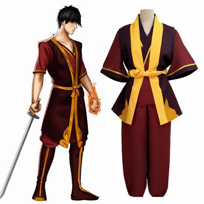 Avatar The Last Airbender Prince Zuko Cosplay Costume [sz:large]