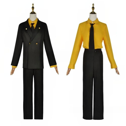 One Piece Vinsmoke Sanji Cosplay Costume Yellow [sz:large]