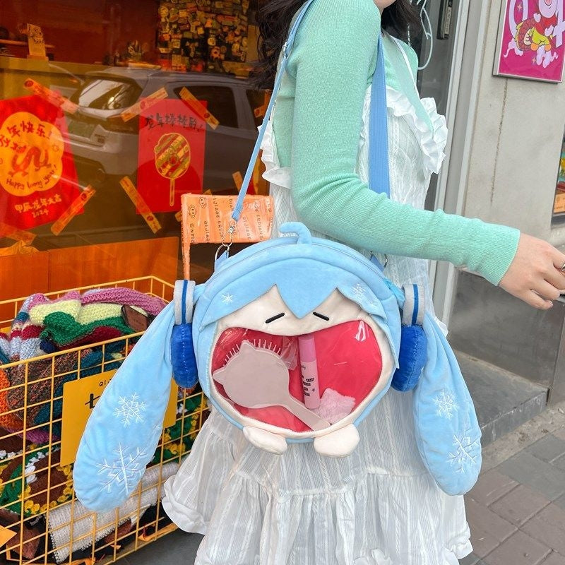 Hatsune Miku Shoulder Plush Bag