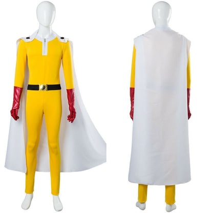 One Punch Man Saitama Cosplay Costume [sz:large]