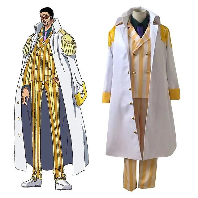 One Piece Kizaru Borsalino Cosplay Costume [sz:xxxl]